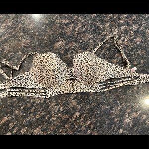 Cheetah Print Bikini Top